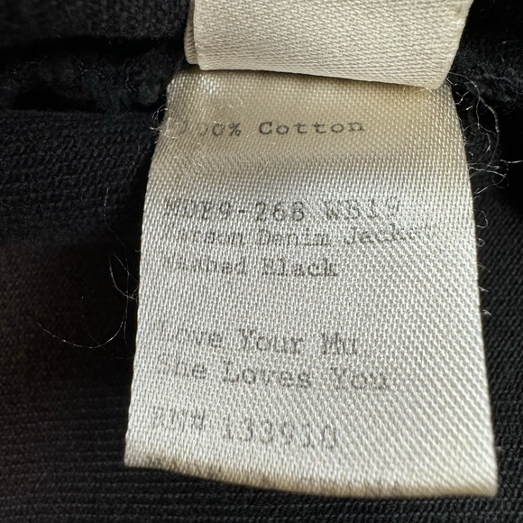🎯NWOT Show Me Your Mumu Karson Denim Jacket Black Size XS - Picture 16 of 16